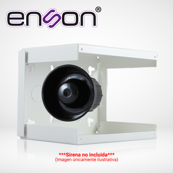 GABINETE ENSON LINCE7 PARA SIRENA DE 15W COMPATIBLE CON MODELO PM-SRE108 Y COMPARTIMIENTO PARA TAMPER