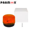 ESTROBO COLOR AMBAR PAAMON PAM-LED3 ULTRA POTENTE CON LEDS INDIVIDUALES/ ALAMBRICO/ MATERIAL ABS DE ALTO IMPACTO/ DESTELLO 90XMIN / USO EN INTERIOR Y EXTERIOR / COMPATIBLE CON TODOS LOS SISTEMAS DE ALARMA