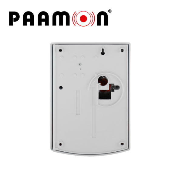 SIRENA ESTROBO EXTERIOR CON BATERIA PM-SRE60RB, CON DOBLE CARCASA UNA EXTERNA PLASTICA Y UNA INTERNA METALICA PARA DOBLE PROTECCION, VOLTAJE DE OPERACION 9-28V DC, SIRENA CON 1 TONO DE 125dB, ESTROBO COLOR ROJO, TASA DE PARPADEO DE 135 VECES POR MINUTO. INCLUYE BATERIA DE 1.3 Ah