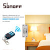 INTERRUPTOR ON/OFF SONOFF RF SMART INALAMBRICO WIFI PARA SOLUCION DE SMART HOME CON TEMPORIZADOR PARA IOS Y ANDROID COMPATIBLE CON ALEXA/GOOGLE HOME/NEST/IFTTT 1CH WIFI 2.4GHZ HASTA 10AMP SOPORTA CONTROL REMOTO PARA INTERIOR DE 433MHZ (MODELO REMOTE433 NO INCLUIDO)