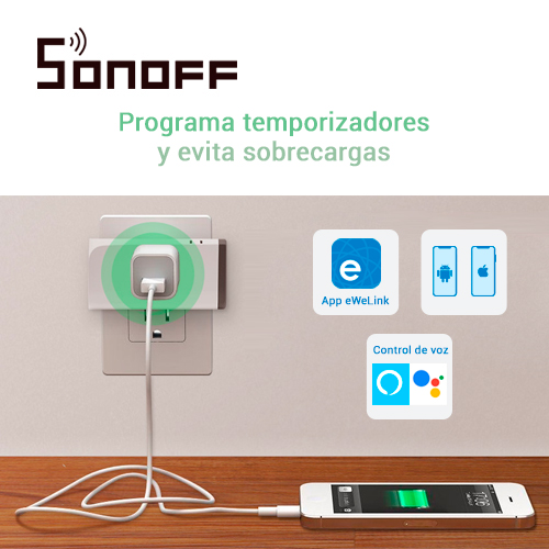 CONTACTO ON/OFF SONOFF S31 SMART INALAMBRICO WIFI PARA SOLUCION DE SMART HOME CON TEMPORIZADOR Y MONITOREO EN TIEMPO REAL DE ENERGIA PARA IOS Y ANDROID COMPATIBLE CON ALEXA/GOOGLE HOME/IFTTT WIFI 2 CONTACTO ON/OFF SONOFF S31 SMART INALAMBRICO WIFI PARA SOLUCION DE SMART HOME CON TEMPORIZADOR Y MONITOREO EN TIEMPO REAL DE ENERGIA PARA IOS Y ANDROID COMPATIBLE CON ALEXA/GOOGLE HOME/IFTTT WIFI 2.4GHZ HASTA 16AMP