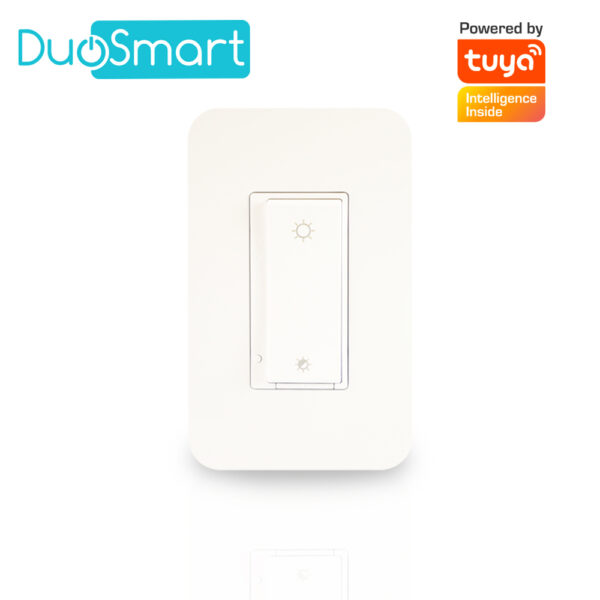 SWITCH APAGADOR CON REGULADOR DE INTENSIDAD WIFI 2 SWITCH APAGADOR CON REGULADOR DE INTENSIDAD WIFI 2.4 GHZ DIMMER DUOSMART A50 COMPATIBLE CON ALEXA Y GOOGLE HOME CON TEMPORIZADORES COMPATIBLE CON ESCENAS DE AUTOMATIZACION EN CONJUNTO CON OTROS DISPOSITIVOS