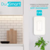 SWITCH APAGADOR CON REGULADOR DE INTENSIDAD WIFI 2 SWITCH APAGADOR CON REGULADOR DE INTENSIDAD WIFI 2.4 GHZ DIMMER DUOSMART A50 COMPATIBLE CON ALEXA Y GOOGLE HOME CON TEMPORIZADORES COMPATIBLE CON ESCENAS DE AUTOMATIZACION EN CONJUNTO CON OTROS DISPOSITIVOS