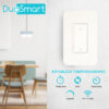 SWITCH APAGADOR CON REGULADOR DE INTENSIDAD WIFI 2 SWITCH APAGADOR CON REGULADOR DE INTENSIDAD WIFI 2.4 GHZ DIMMER DUOSMART A50 COMPATIBLE CON ALEXA Y GOOGLE HOME CON TEMPORIZADORES COMPATIBLE CON ESCENAS DE AUTOMATIZACION EN CONJUNTO CON OTROS DISPOSITIVOS
