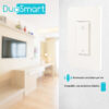 SWITCH APAGADOR CON REGULADOR DE INTENSIDAD WIFI 2 SWITCH APAGADOR CON REGULADOR DE INTENSIDAD WIFI 2.4 GHZ DIMMER DUOSMART A50 COMPATIBLE CON ALEXA Y GOOGLE HOME CON TEMPORIZADORES COMPATIBLE CON ESCENAS DE AUTOMATIZACION EN CONJUNTO CON OTROS DISPOSITIVOS