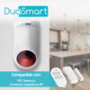 SIRENA INTELIGENTE WIFI 2.4 DUOSMART B20 STANDALONE MONITOREO EN APP DUOSMART  **SOPORTA DISPOSITIVOS RF DUOSMART SERIE C**  20 CONTROLES 60 DISPOSITIVOS EN MODO 24HRS AUDIBLE INTERIORES O PERIMETRALES