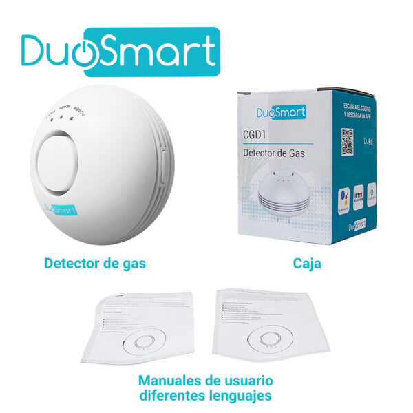 DETECTOR DE GAS RF SERIE C DUOSMART CGD1 **COMPATIBLE CON PANELES B20 C10 C20 Y C30*