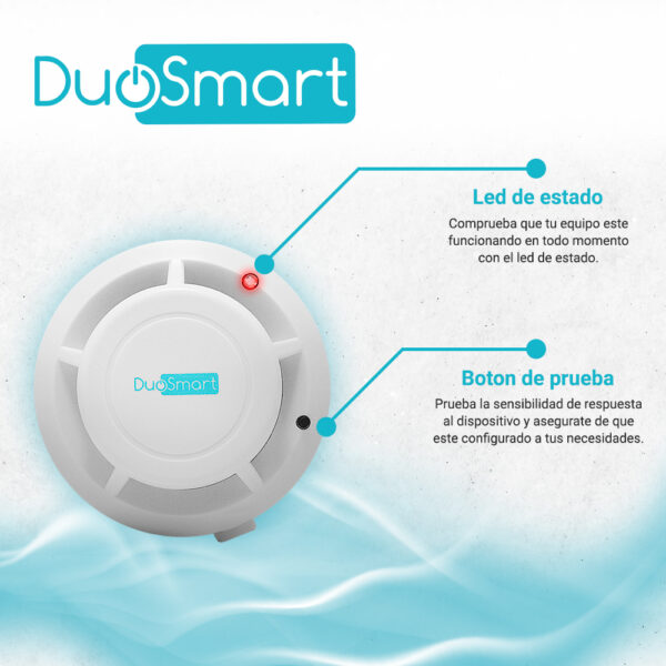 DETECTOR DE HUMO RF SERIE C 433.92 DUOSMART CSMD1 **COMPATIBLE CON PANELES B20 C10 C20 Y C30**