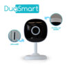 CAMARA INTELIGENTE DUOSMART E11 WIFI 2.4 GHZ PARA INTERIOR DE FACIL COLOCACION CON AUDIO BIDIRECCIONAL FULL HD 3MP COMPATIBLE CON APP DUOSMART SOPORTA MEMORIA MICROSD DE HASTA 128 GB (NO INCLUIDA)