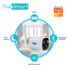 CAMARA INTELIGENTE 100 POR CIENTO INALAMBRICA DUOSMART E41 WIFI 2.4 GHZ 3MP COMPATIBLE CON APP DUOSMART CON BATERIA RECARGABLE INTEGRADA DE LARGA DURACION CON AUDIO BIDIRECCIONAL GRABACION POR DETECCION DE MOVIMIENTO EN MICROSD DE HASTA 128GB (NO INCLUIDA)