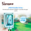 CARCAZA IP66 IMPERMEABLE COMPATIBLE CON EQUIPOS SONOFF BASIC, SONOFF RF Y B10 DUOSMART - Galería 2 CARCAZA IP66 IMPERMEABLE COMPATIBLE CON EQUIPOS SONOFF BASIC, SONOFF RF Y B10 DUOSMART