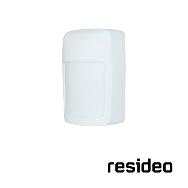 SENSOR DE MOVIMIENTO RESIDEO IS335T ANTIPET/ ALAMBRICO / INMUNIDAD A MASCOTAS DE MENOS DE 36KG/ COBERTURA DE DETECCION AMPLIA Y LARGA (12MTS X 17MTS)/ COMPATIBLE CON TODOS LOS SISTEMAS DE ALARMA