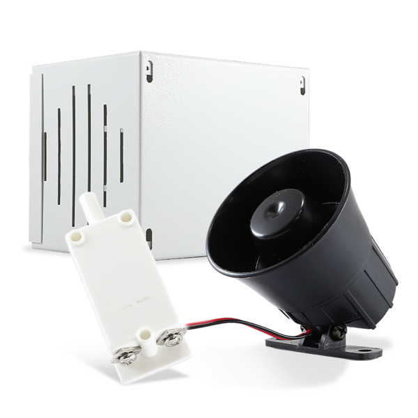 KIT SIRENA DE 15W PARA EXTERIOR INCLUYE SIRENA 15W SRE108 + GABINETE METÁLICO PARA EXTERIOR + TAMPER KIT SIRENA DE 15W PARA EXTERIOR INCLUYE SIRENA 15W SRE108 + GABINETE METÁLICO PARA EXTERIOR + TAMPER