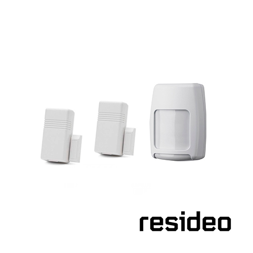 KIT DE SENSORES INALÁMBRICOS 2MRF1PRF 2 MAGNETOS 5816, DE PLASTICO, COLOR BLANCO/ 2 IMANES 5899/ 1 SENSOR DE MOVIMIENTO 5800PIR CON DETECCIÓN BAJA, SENSIBILIDAD PROGRAMABLE