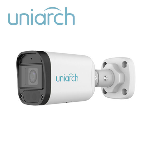 KIT UNIARCH IP BULLET 2MP / 4 CÁMARAS TIPO BULLET IPC-B122-APF28K CON LENTE FIJO 2.8 MM / MIC-INTEGRADO / MICROSD-128GB / ULTRA265 / DWDR / DIGITAL-DEFOG / MOTION-DETECTION / ONVIF / 3-AXIS / IR 30M / IP67 / POE-AF / 1NVR-104S3-P4- ECO Y 4-CABLES-PREARMADOS-CAT6
