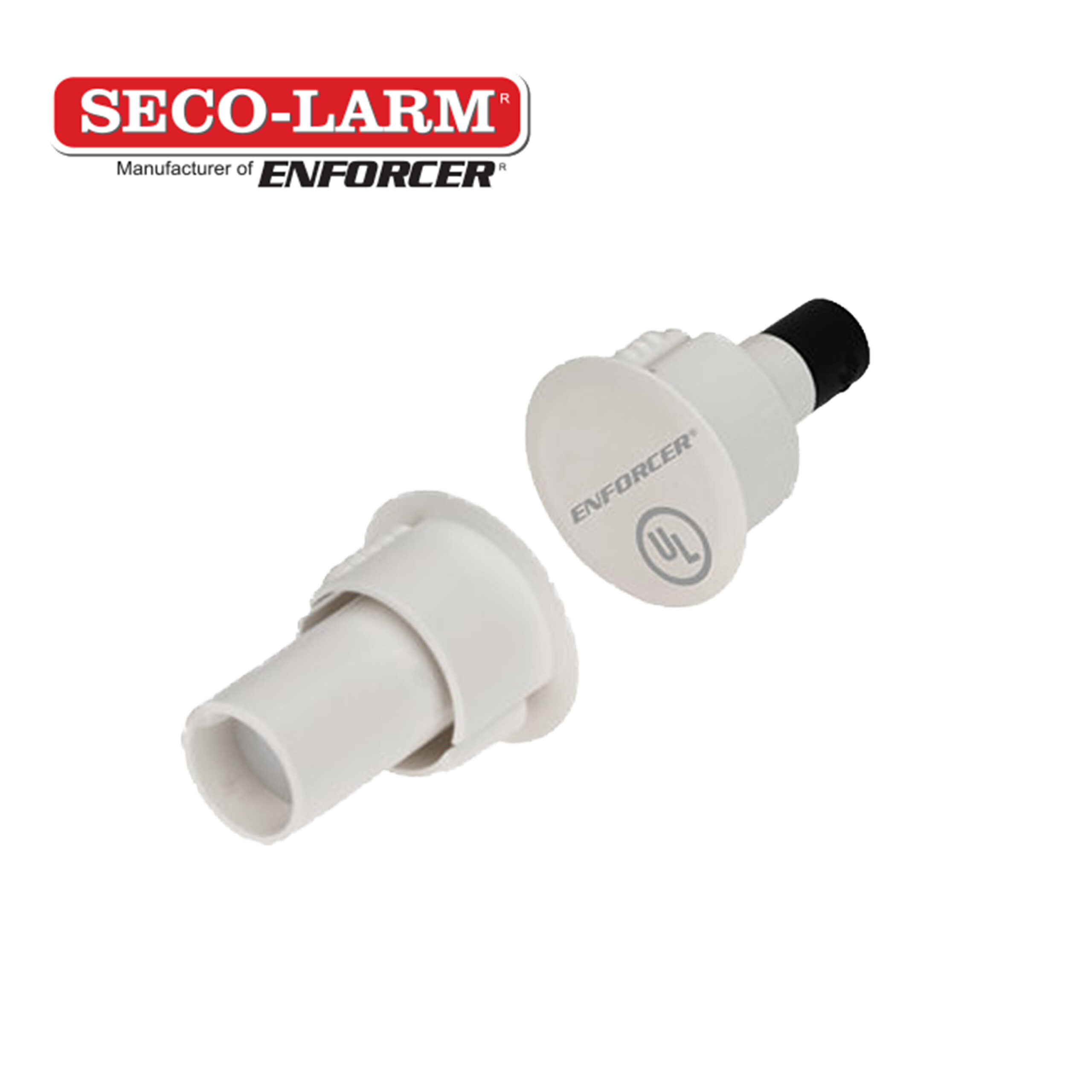 CONTACTO MAGNETICO DE MONTAJE EMPOTRADO SECO-LARM SM-4104-TQ/W BLANCO / SEPARACION DE 1 PULGADA 25 MM / TERMINALES DE CONEXION RAPIDA PARA PUERTAS DE ACERO DE 3/4 DE PULGADA / NORMALMENTE CERRADO / CERTIFICACION UL