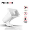 SIRENA 30WATTS PAAMON PAM-SRE30W DOBLE TONO/ ALAMBRICA / COLOR BLANCO/ PROTECCION IP65 / USO EN INTERIOR Y EXTERIOR/ NIVEL DE SONIDO 118/-2DB / COMPATIBLE CON TODOS LOS SISTEMAS DE ALARMA SIN CAJA INDIVIDUAL