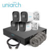 KIT MINI FIXED BULLET UNIARCH IPKIT-108S-4BC / 4CAMARAS-MINI- BULLET-2MP / IPC-B132-AF28-E / ULTRA265 / FULL-HD / LENTE 2.8 MM / DWDR / 30MIR MICROFONO INTEGRADO / HUMAN BODY DETECTION 2 KIT MINI FIXED BULLET UNIARCH IPKIT-108S-4BC / 4CAMARAS-MINI- BULLET-2MP / IPC-B132-AF28-E / ULTRA265 / FULL-HD / LENTE 2.8 MM / DWDR / 30MIR MICROFONO INTEGRADO / HUMAN BODY DETECTION 2.0 / DETECCION DE AUDIO / POEAF / IP67 / 1-NVR-108S3-P8-E / HASTA-6MP / SOPORTA-HASTA-6TB / 2USB / HDMI/VGA-SIMULTANEOS / 4-PUERTOS-POE / 4-CABLES-UTP-18M / 1-CABLE-HDMI-2M / ONVIF / NDAA
