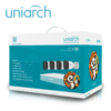 KIT MINI FIXED BULLET UNIARCH IPKIT-108S-4BC / 4CAMARAS-MINI- BULLET-2MP / IPC-B132-AF28-E / ULTRA265 / FULL-HD / LENTE 2.8 MM / DWDR / 30MIR MICROFONO INTEGRADO / HUMAN BODY DETECTION 2 KIT MINI FIXED BULLET UNIARCH IPKIT-108S-4BC / 4CAMARAS-MINI- BULLET-2MP / IPC-B132-AF28-E / ULTRA265 / FULL-HD / LENTE 2.8 MM / DWDR / 30MIR MICROFONO INTEGRADO / HUMAN BODY DETECTION 2.0 / DETECCION DE AUDIO / POEAF / IP67 / 1-NVR-108S3-P8-E / HASTA-6MP / SOPORTA-HASTA-6TB / 2USB / HDMI/VGA-SIMULTANEOS / 4-PUERTOS-POE / 4-CABLES-UTP-18M / 1-CABLE-HDMI-2M / ONVIF / NDAA