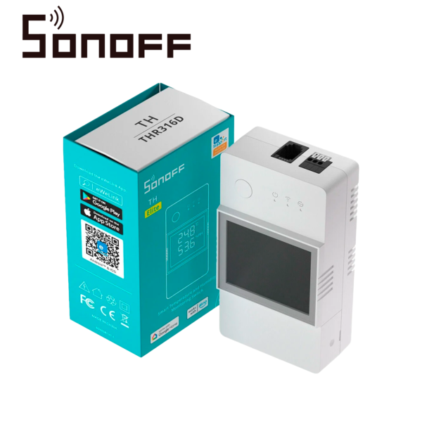 INTERRUPTOR INTELIGENTE CON MONITOREO DE TEMPERATURA Y HUMEDAD SONOFF THR320D CON DISPLAY CONEXION WIFI 2 INTERRUPTOR INTELIGENTE CON MONITOREO DE TEMPERATURA Y HUMEDAD SONOFF THR320D CON DISPLAY CONEXION WIFI 2.4GHZ SOPORTA HASTA 20A COMPATIBLE CON ASISTENTES VIRTUALES