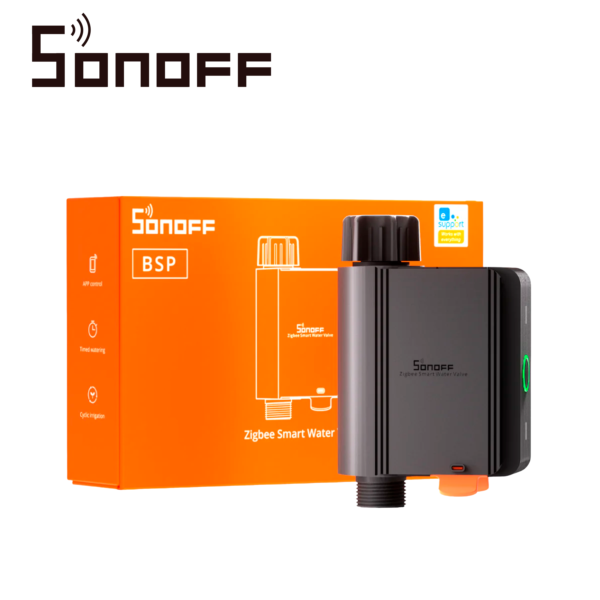 VALVULA INALAMBRICA SONOFF SWV-NH / ZIGBEE 3 VALVULA INALAMBRICA SONOFF SWV-NH / ZIGBEE 3.0 / CONFIGURABLES LOS CICLOS DE RIEGO/ COMPATIBLE CON ALEXA/GOOGLE HOME/ HOME ASSISTANT