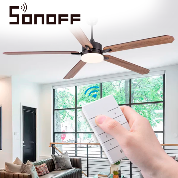 CONTROL REMOTO RF SONOFF RM433R2 / INALAMBRICO COMPATIBLE CON RF433MHZ / PERMITE ACTIVAR HASTA 8 DISPOSITIVOS / ACTIVA VARIOS EQUIPOS DESDE LA PALMA DE TU MANO - Galería 2 CONTROL REMOTO RF SONOFF RM433R2 / INALAMBRICO COMPATIBLE CON RF433MHZ / PERMITE ACTIVAR HASTA 8 DISPOSITIVOS / ACTIVA VARIOS EQUIPOS DESDE LA PALMA DE TU MANO