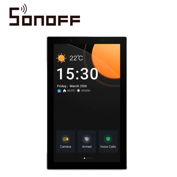 PANEL DE CONTROL PARA CASA INTELIGENTE SONOFF NSPANEL120PB/ COLOR NEGRO/ PANTALLA TOUCH DE 4.7 PULGADAS / HUB ZIGBEE 3 PANEL DE CONTROL PARA CASA INTELIGENTE SONOFF NSPANEL120PB/ COLOR NEGRO/ PANTALLA TOUCH DE 4.7 PULGADAS / HUB ZIGBEE 3.0 INTEGRADO / AGREGA DISPOSITIVOS ZIGBEE DIRECTAMENTE DESDE LA PANTALLA/ COMPATIBLE CON ASISTENTES DE VOZ