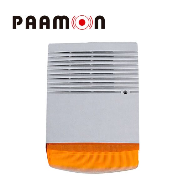SIRENA CON ESTROBO PARA EXTERIOR PM-SRE60ABATT, CON DOBLE CARCASA UNA EXTERNA PLASTICA Y UNA INTERNA METALICA PARA DOBLE PROTECCION, VOLTAJE DE OPERACION 9-28V DC, SIRENA CON 1 TONO DE 125dB, ESTROBO COLOR AMBAR, TASA DE PARPADEO DE 135 VECES POR MINUTO. INCLUYE BATERIA DE 1 SIRENA CON ESTROBO PARA EXTERIOR PM-SRE60ABATT, CON DOBLE CARCASA UNA EXTERNA PLASTICA Y UNA INTERNA METALICA PARA DOBLE PROTECCION, VOLTAJE DE OPERACION 9-28V DC, SIRENA CON 1 TONO DE 125dB, ESTROBO COLOR AMBAR, TASA DE PARPADEO DE 135 VECES POR MINUTO. INCLUYE BATERIA DE 1.3 Ah