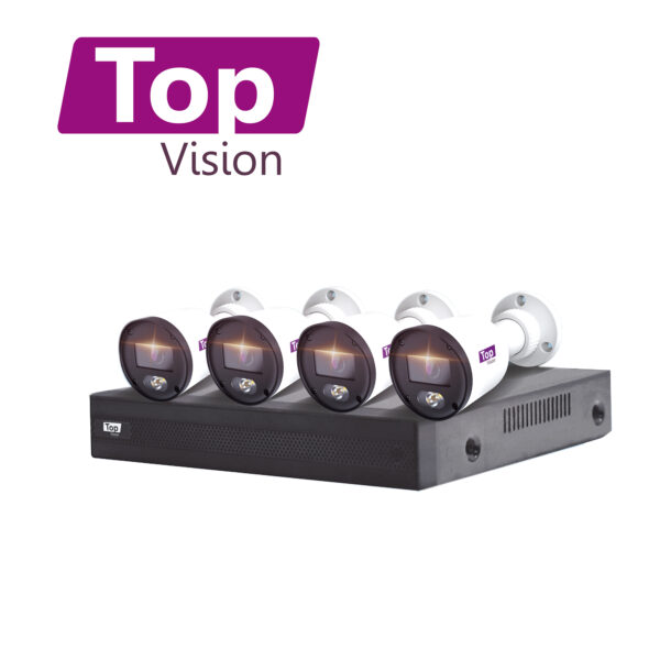 KIT 4X4 TOP24ADLKIT TOPVISION INCLUYE 1 DVR XVR-204AI 4CH 1080 LITE AUDIO POR COAXIAL O UTP / ANALITICA BASICA INTEGRADA SMD / CRUCE DE LINEA / INTRUSION / DETECCION DE OBJETIVO + 4 CAMARAS HD TOPVISION BULLET TBDL202A 2MP 2.8MM LUZ DUAL / MICROFONO INTEGRADO / CARCASA PLASTICA / IP67 / 12VCD + 4 CABLES PREPONCHADOS BNC/ALIMENTACION 18M + FUENTE DE PODER + DISTRIBUIDOR DE ENERGIA IMAGEN A COLOR 24/7 **SIN HDD**