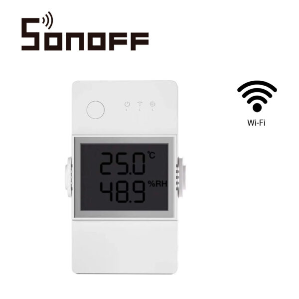INTERRUPTOR INTELIGENTE CON MONITOREO DE TEMPERATURA Y HUMEDAD SONOFF THR320D CON DISPLAY CONEXION WIFI 2 INTERRUPTOR INTELIGENTE CON MONITOREO DE TEMPERATURA Y HUMEDAD SONOFF THR320D CON DISPLAY CONEXION WIFI 2.4GHZ SOPORTA HASTA 20A COMPATIBLE CON ASISTENTES VIRTUALES
