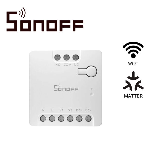 INTERRUPTOR INTELIGENTE MATTER SALIDA PULSO SECO SONOFF MINI-D / COMPATIBLE SOLUCIONES DE CC DE BAJA POTENCIA MAXIMO 8W / CORTINAS/ MOTORES PEQUEÑOS / RIEGO/ SALIDA DE RELEVADOR NO Y NC / CONTROL DE ACCESO/ COMPATIBLE CON GOOGLE HOME / ALEXA / APPLE HOME / HOME ASSISTANT - Galería 4 INTERRUPTOR INTELIGENTE MATTER SALIDA PULSO SECO SONOFF MINI-D / COMPATIBLE SOLUCIONES DE CC DE BAJA POTENCIA MAXIMO 8W / CORTINAS/ MOTORES PEQUEÑOS / RIEGO/ SALIDA DE RELEVADOR NO Y NC / CONTROL DE ACCESO/ COMPATIBLE CON GOOGLE HOME / ALEXA / APPLE HOME / HOME ASSISTANT